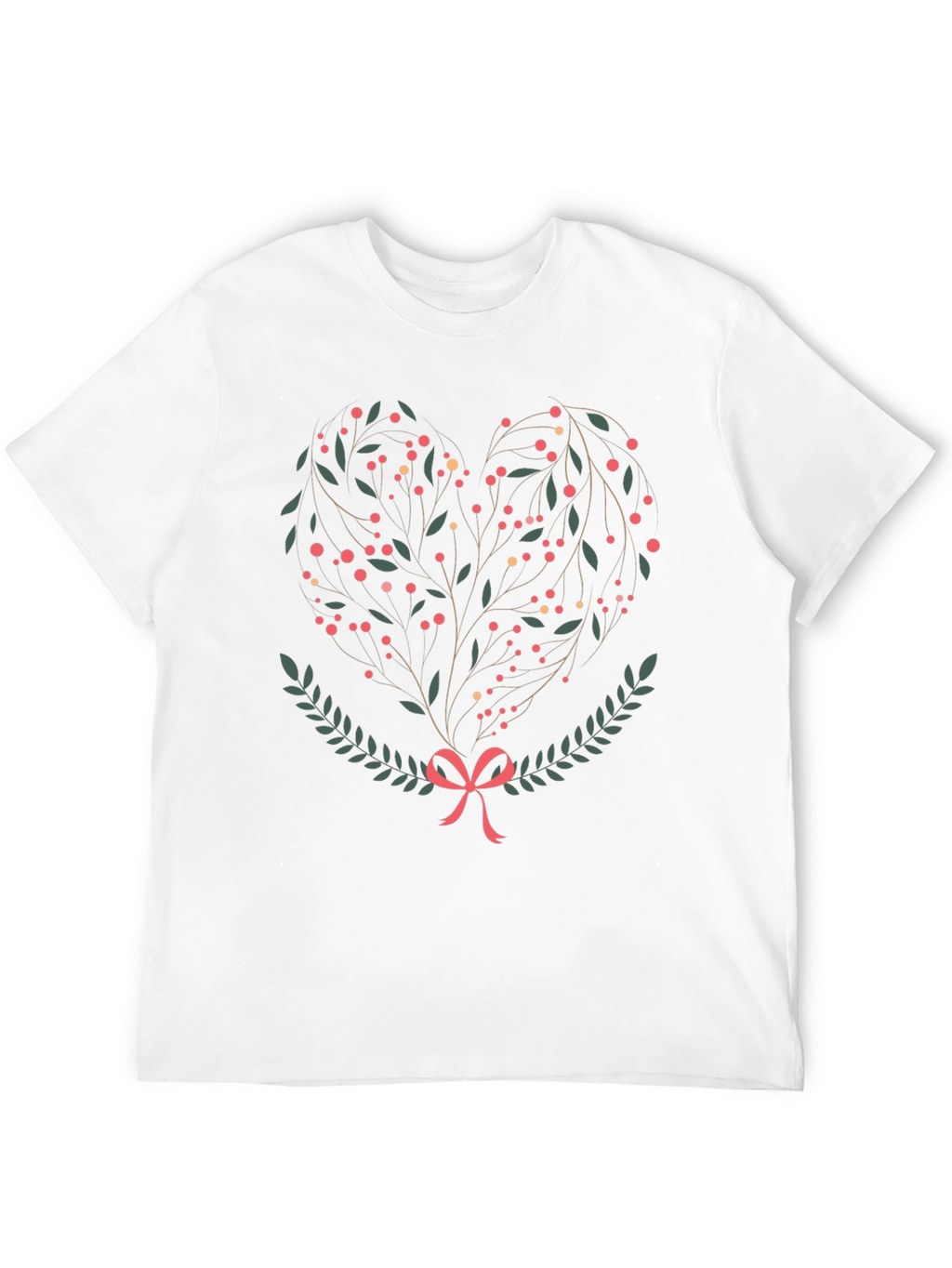 Heart of Berries Graphic Tee - Black