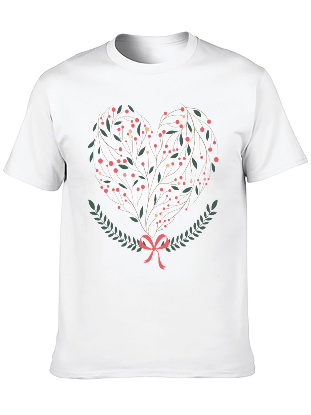 Heart of Berries Graphic Tee - Black