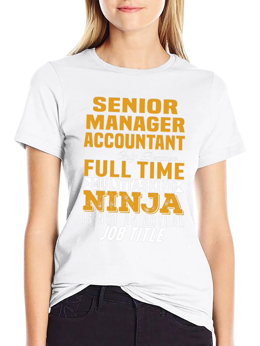 Senior Manager Accountant Ninja T-Shirt