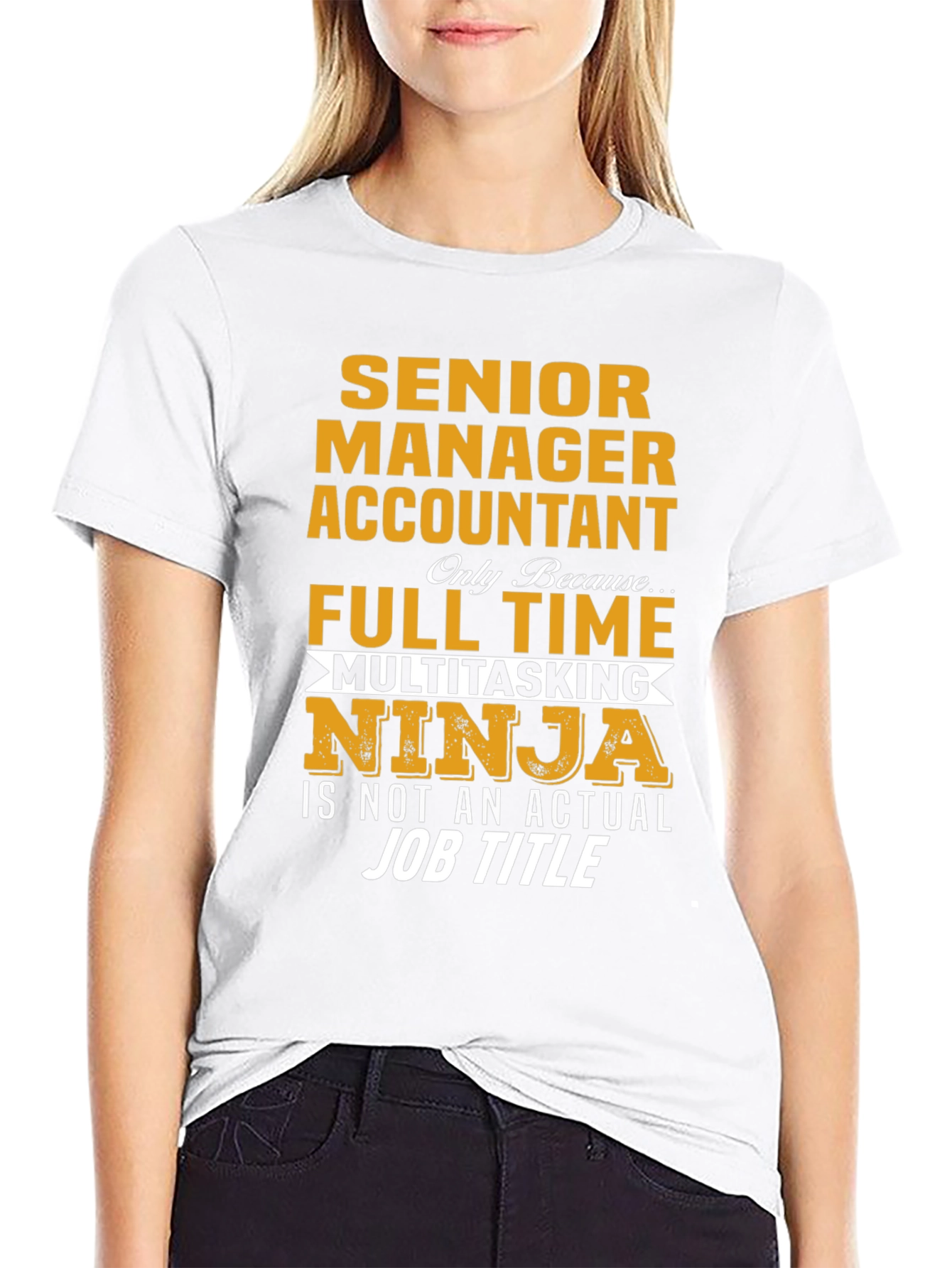 Senior Manager Accountant Ninja T-Shirt