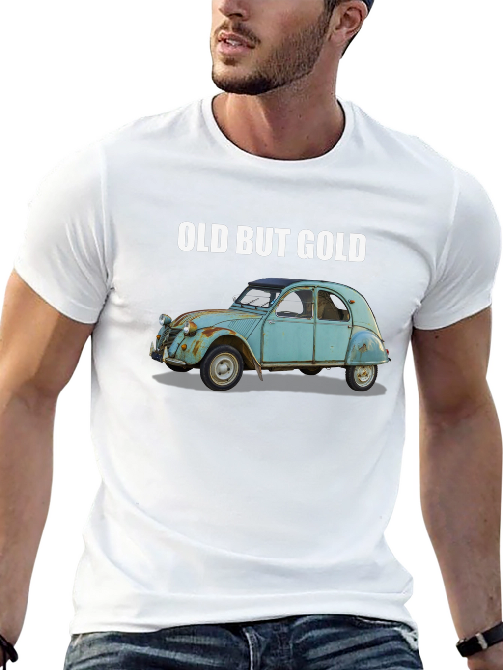 Old But Gold Classic Car T-Shirt