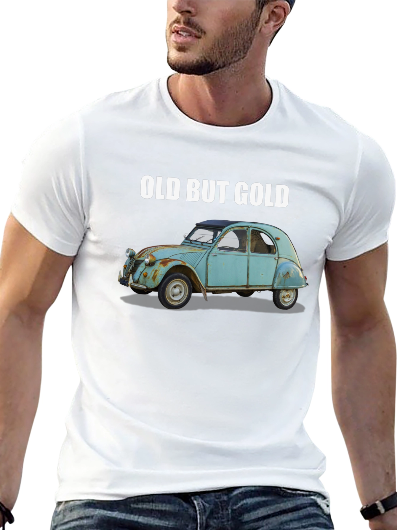 Old But Gold Classic Car T-Shirt