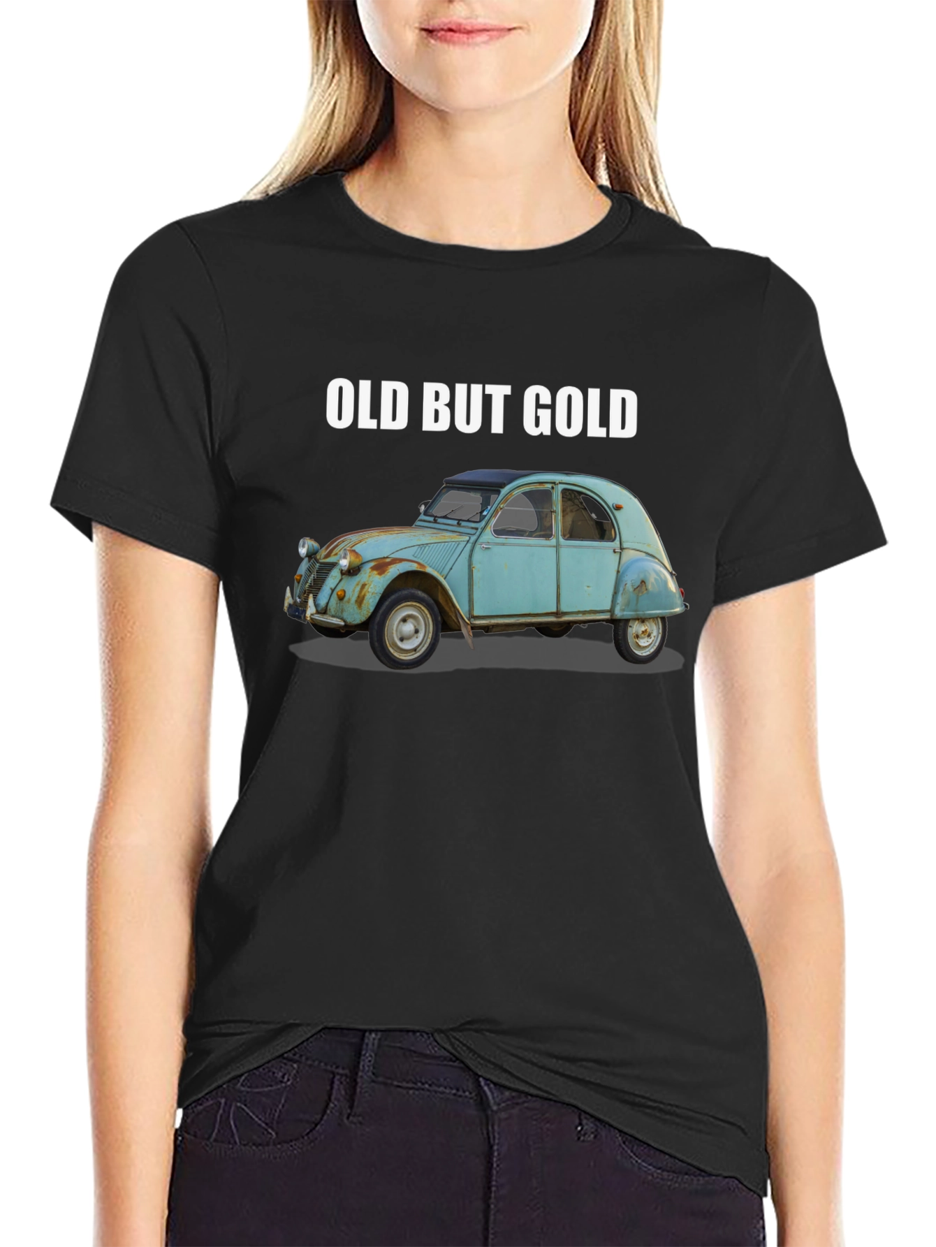 Old But Gold Classic Car T-Shirt