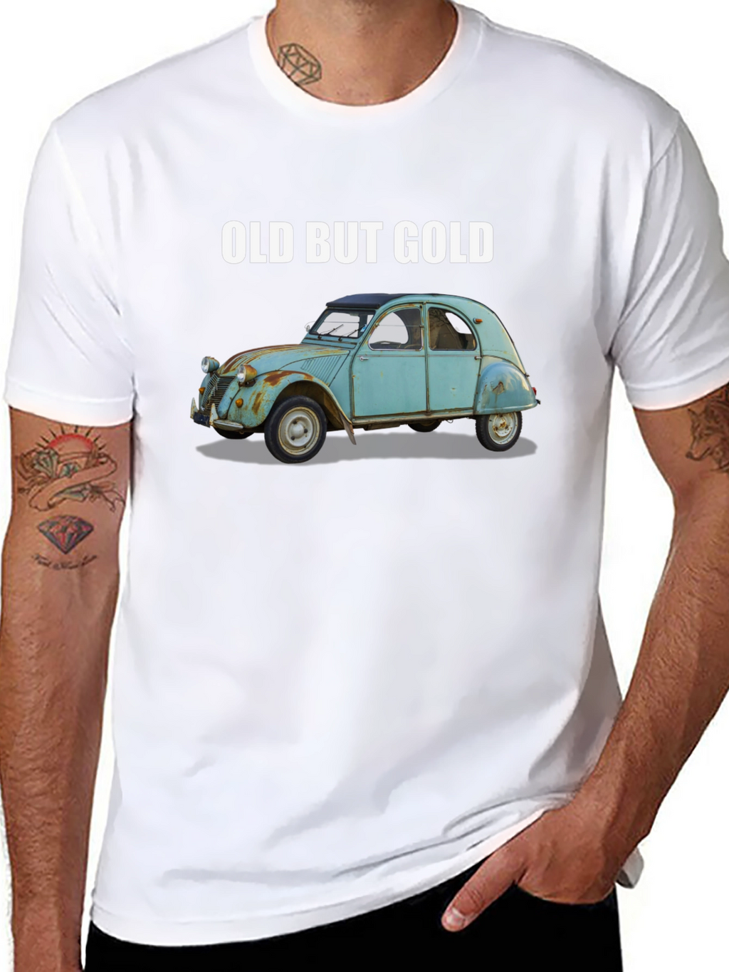 Old But Gold Classic Car T-Shirt