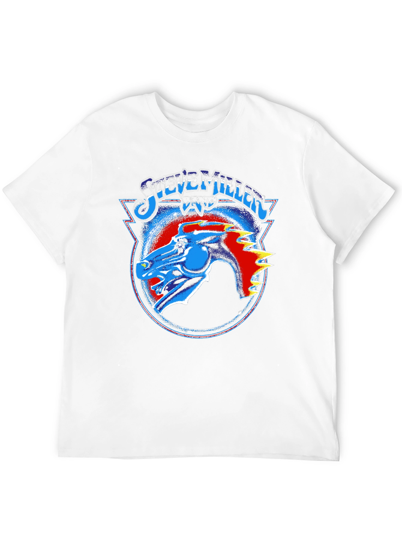 Steve Miller Band Graphic Tee - Black Cotton T-Shirt
