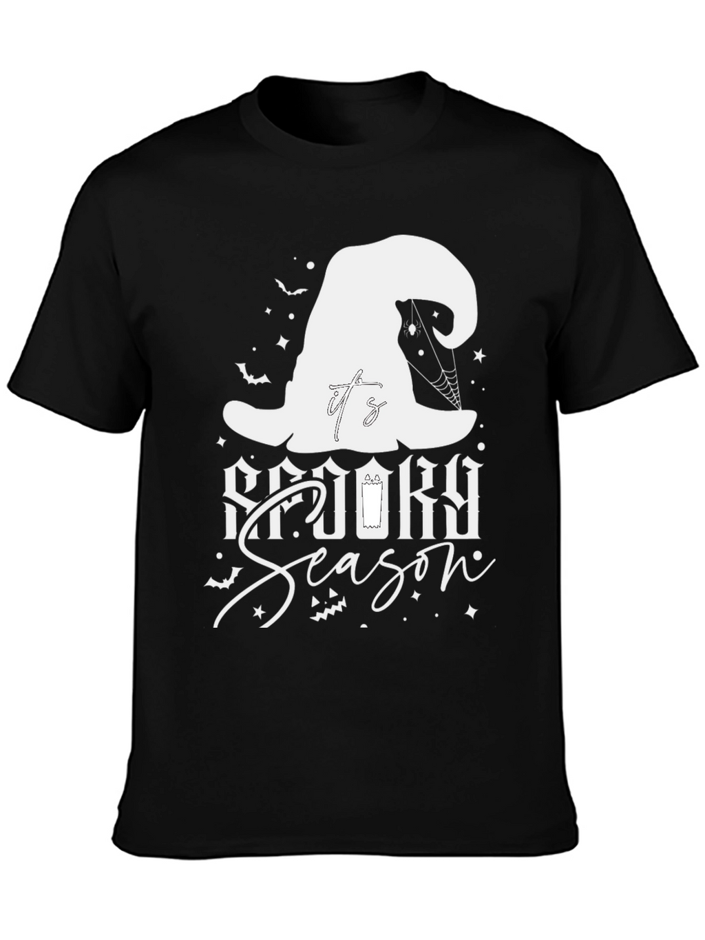 Spooky Season Halloween T-Shirt - Witch Hat Design