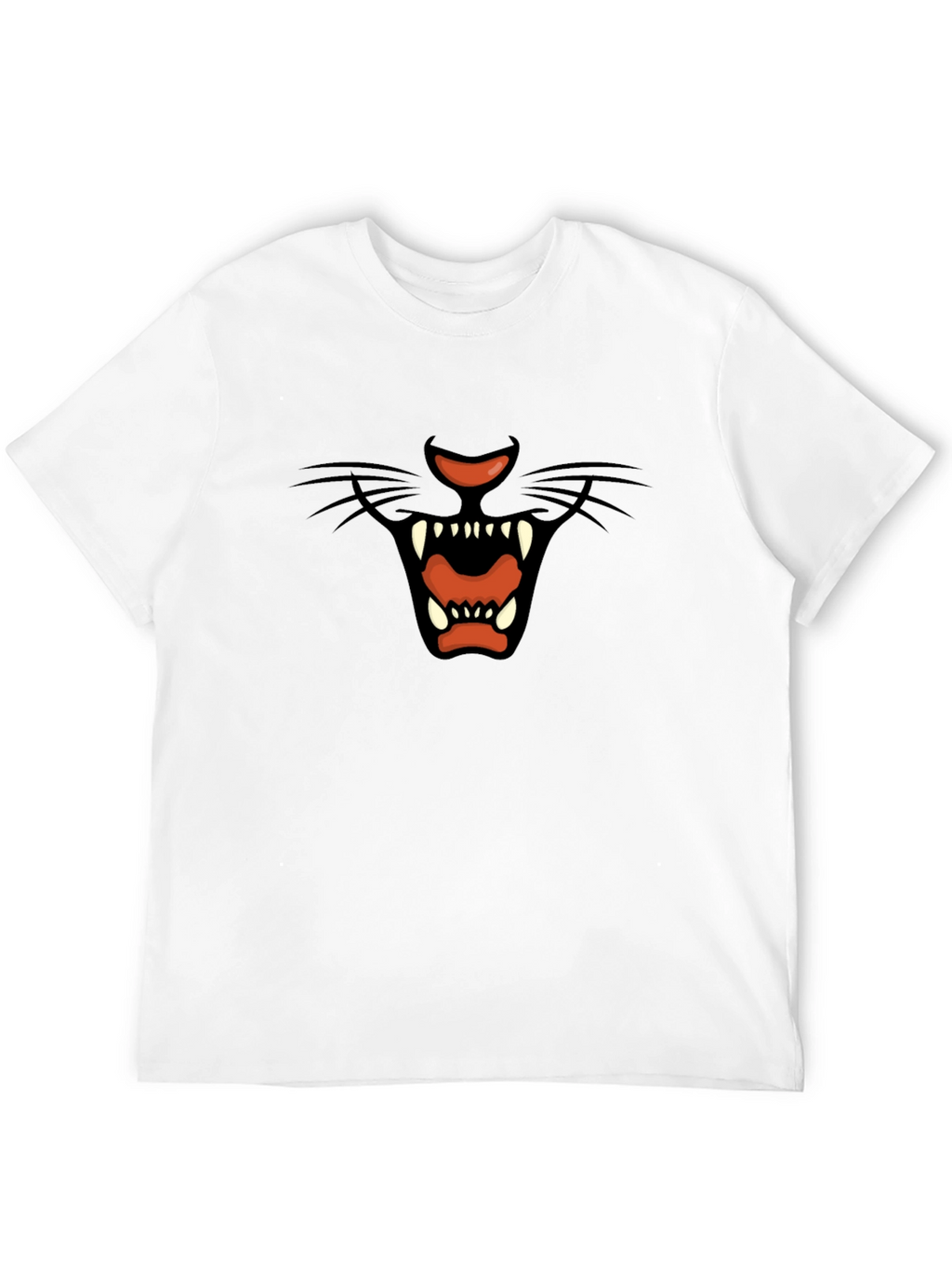 Roaring Panther Graphic T-Shirt - Black