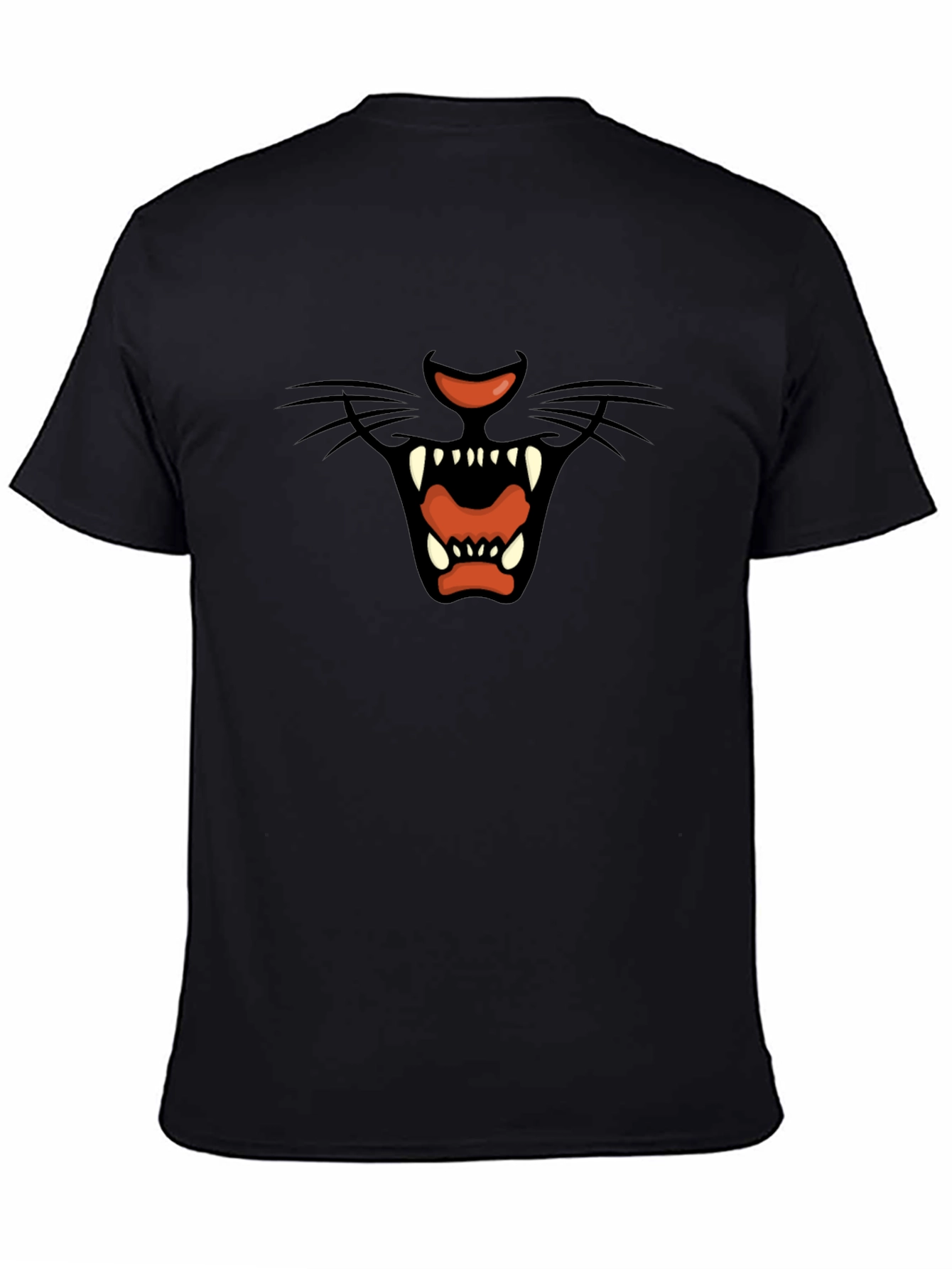 Roaring Panther Graphic T-Shirt - Black