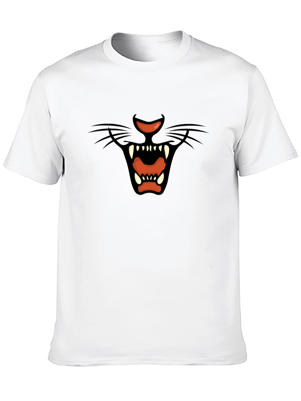 Roaring Panther Graphic T-Shirt - Black