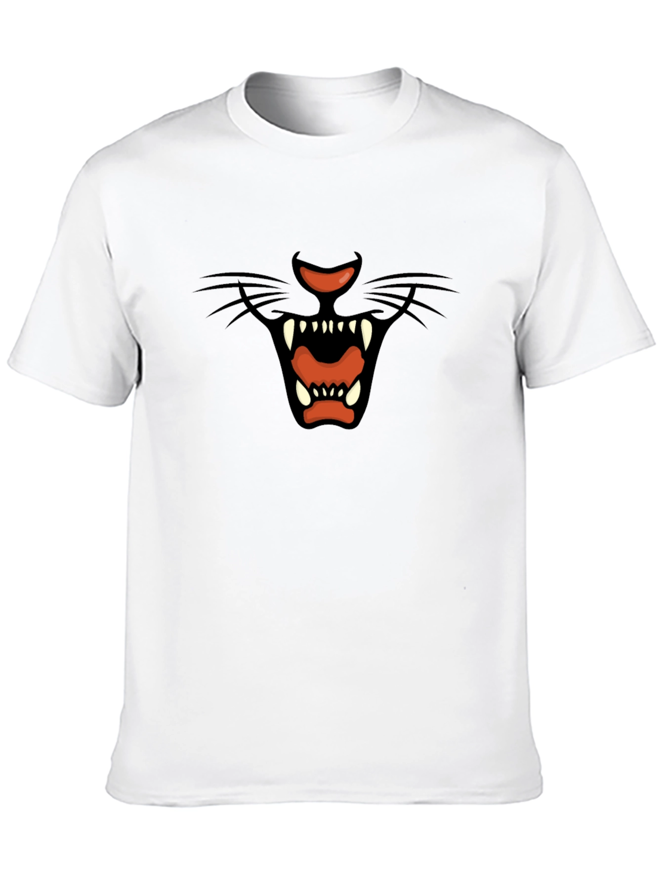 Roaring Panther Graphic T-Shirt - Black