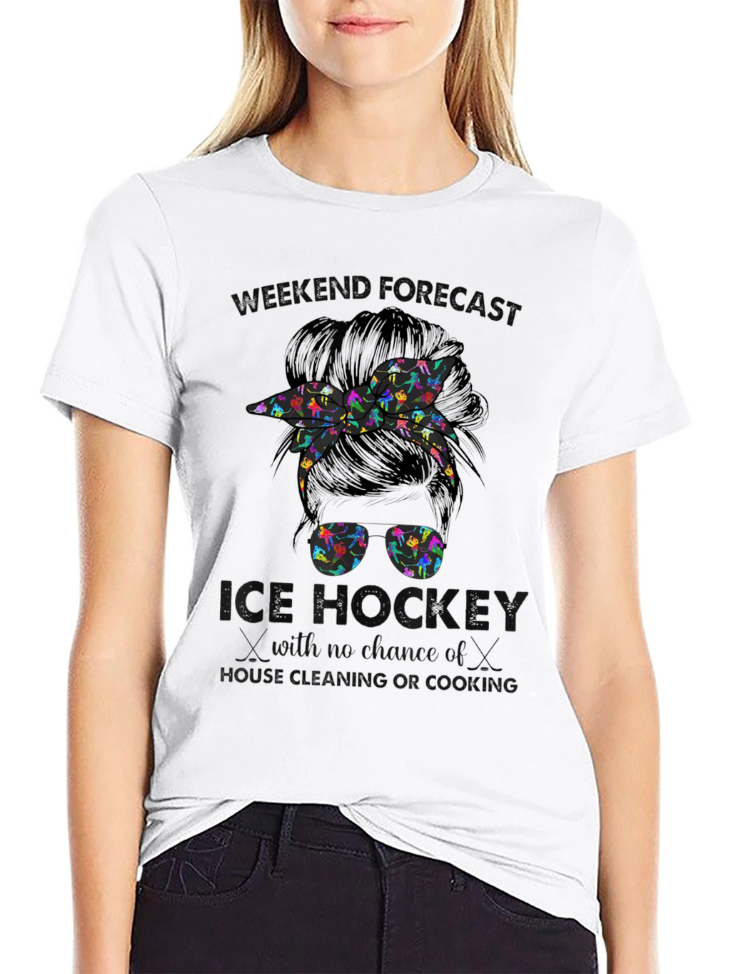 Ice Hockey Weekend Forecast T-Shirt