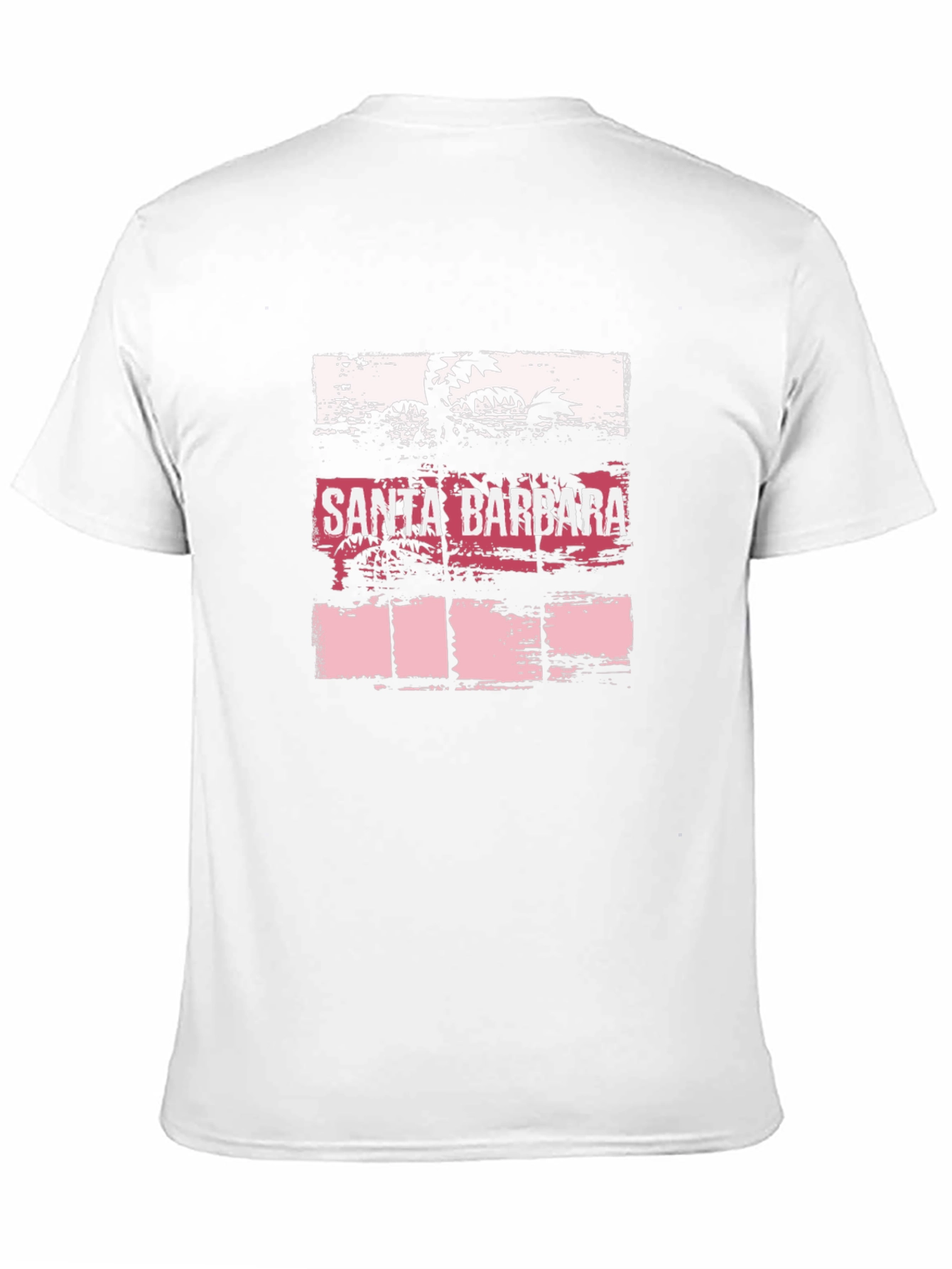 Santa Barbara Palms Black Graphic T-Shirt