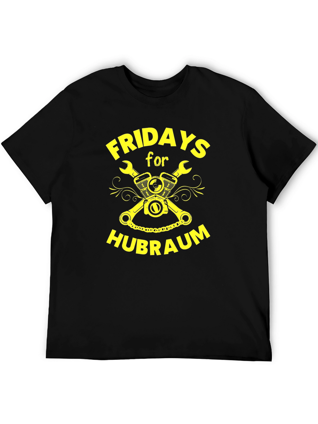 Fridays for Hubraum Black T-Shirt