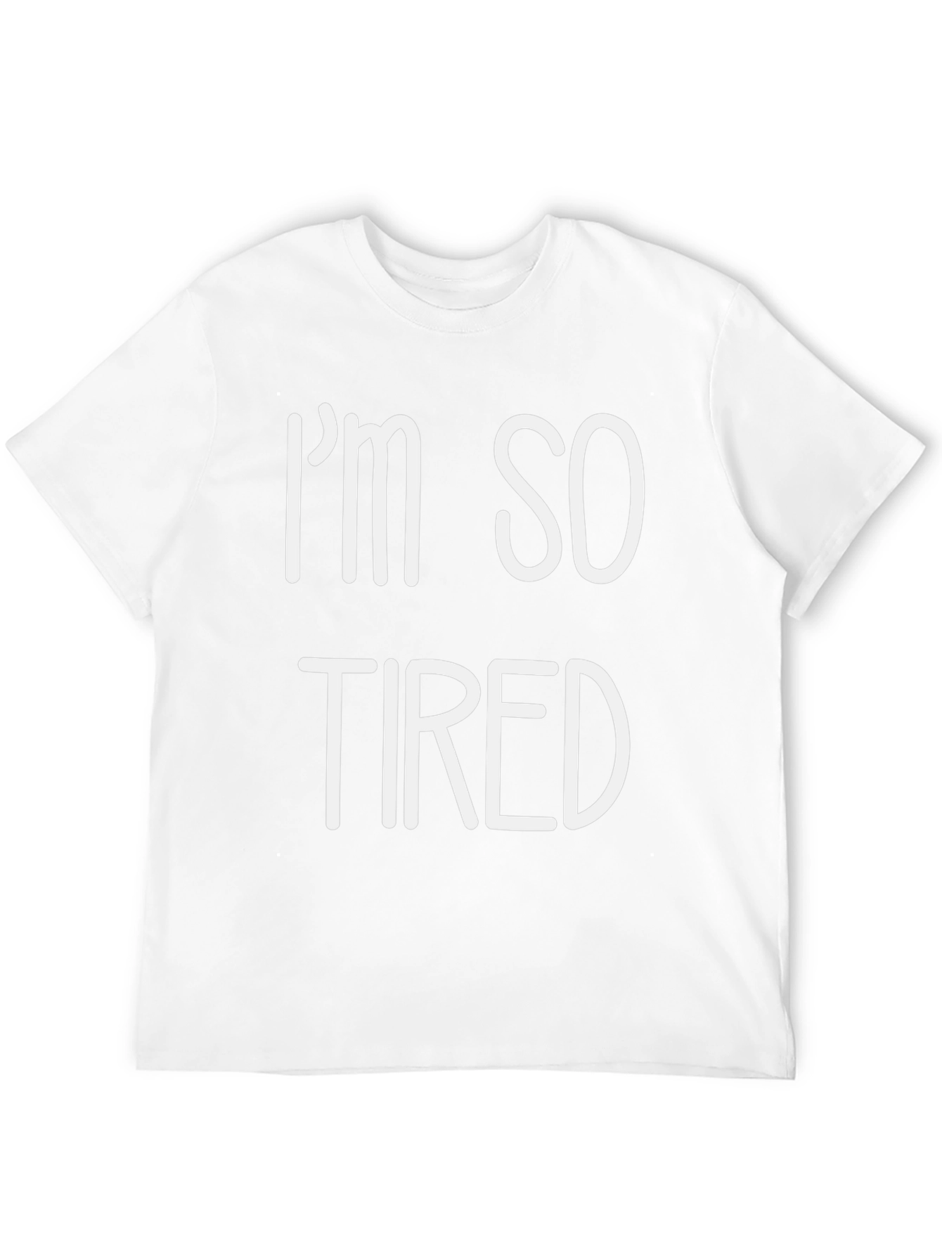 Im So Tired Graphic T-Shirt - Black