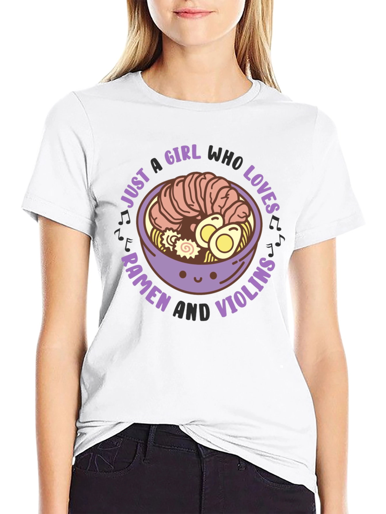 Ramen & Violins Girls T-Shirt
