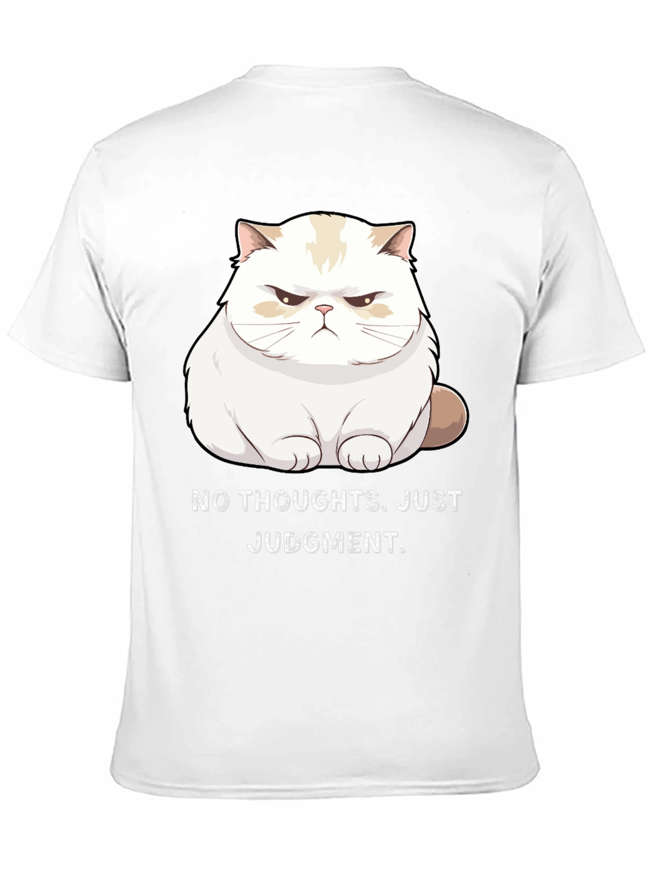 Grumpy Cat Tee - No Thoughts Just Judgment