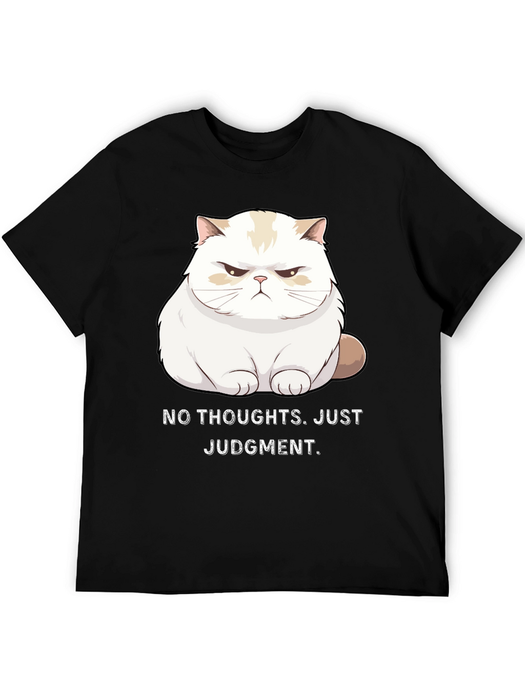 Grumpy Cat Tee - No Thoughts Just Judgment