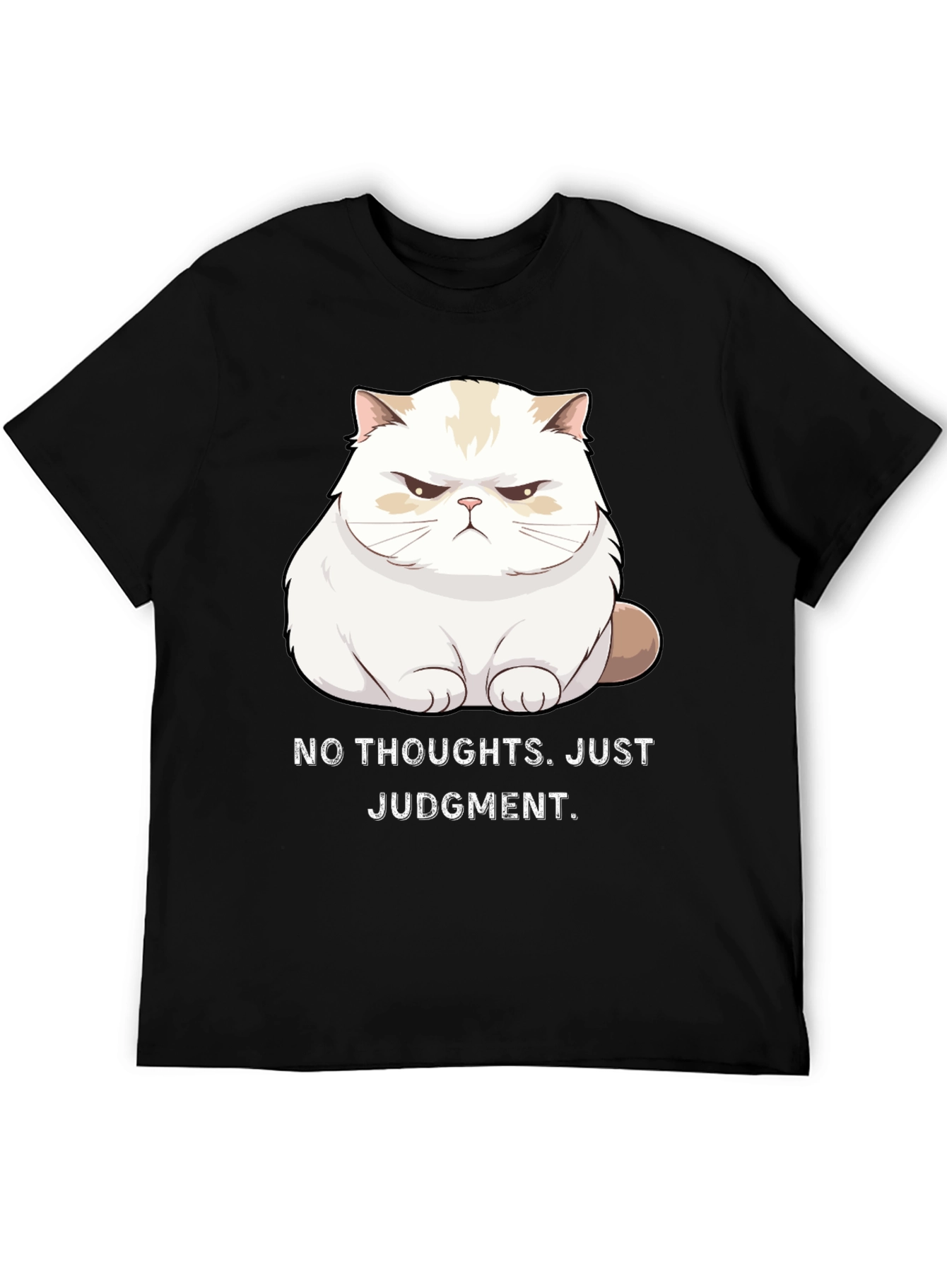 Grumpy Cat Tee - No Thoughts Just Judgment