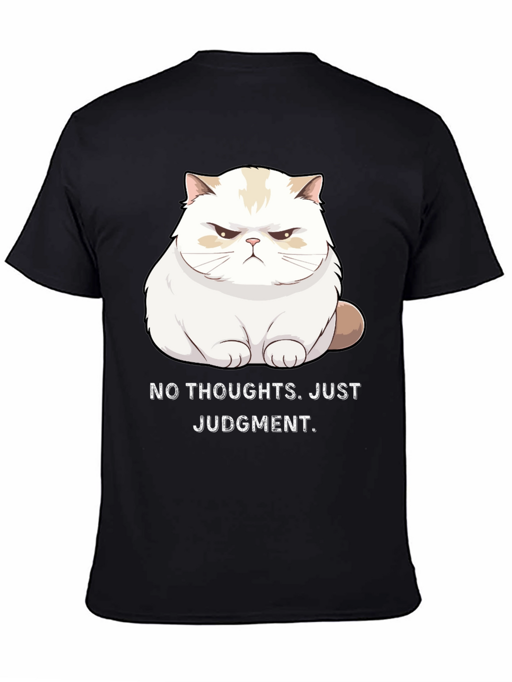 Grumpy Cat Tee - No Thoughts Just Judgment