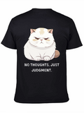 Grumpy Cat Tee - No Thoughts Just Judgment