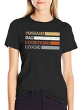 Husband Dad Logistician Legend T-Shirt