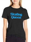 Skating Queen Black T-Shirt
