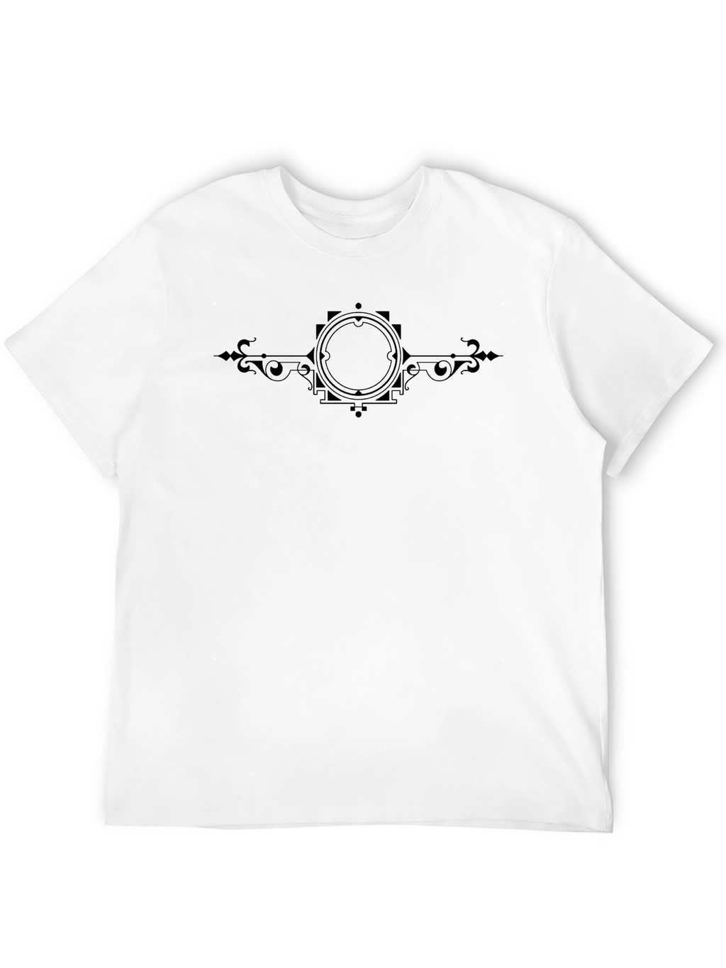 Graphic Tee - Ornate Circle Design Soft Cotton