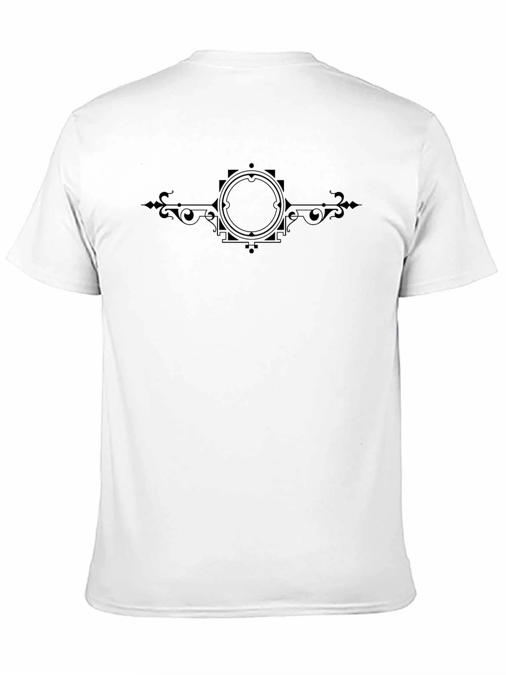 Graphic Tee - Ornate Circle Design Soft Cotton