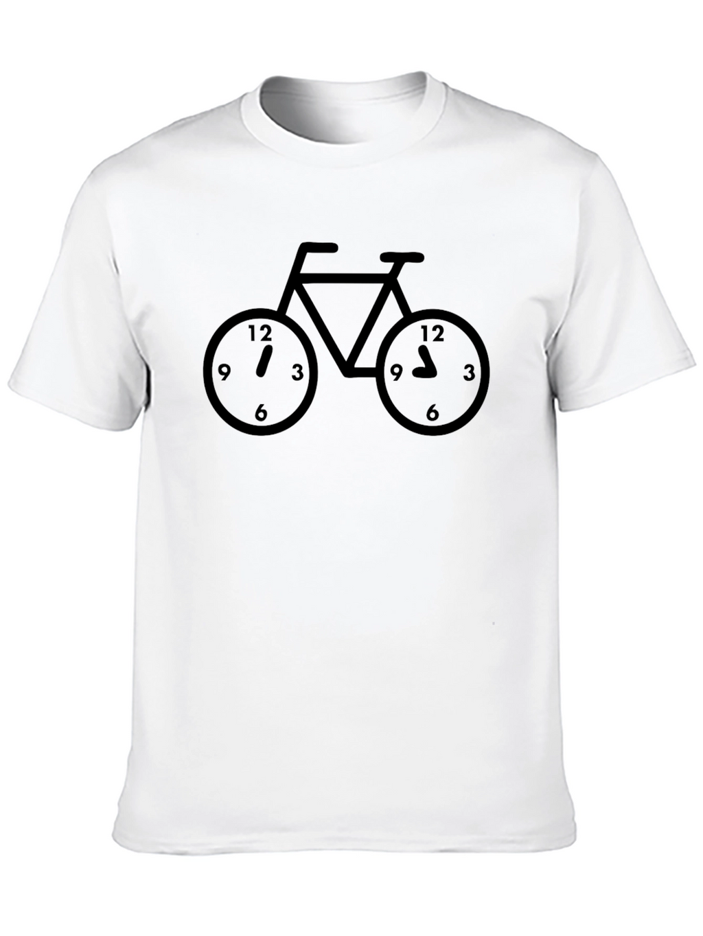 Time to Ride - Bicycle Clock Graphic Tee
