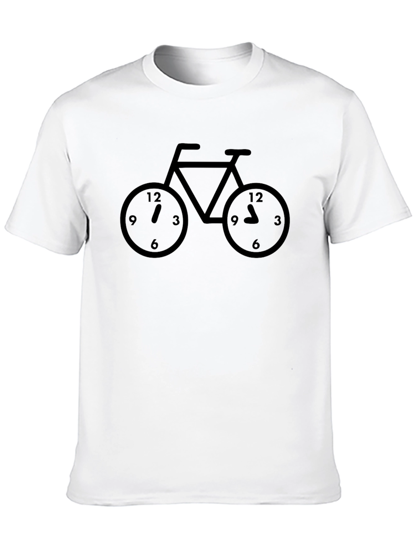 Time to Ride - Bicycle Clock Graphic Tee