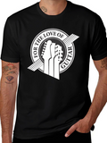For the Love of Guitar Black T-Shirt