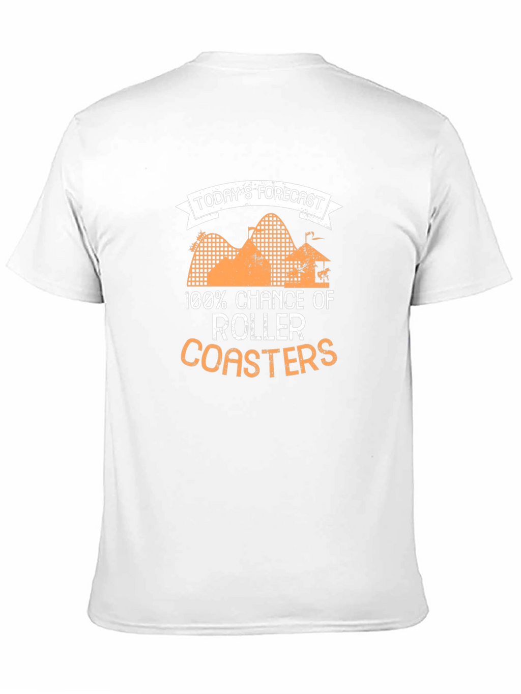 Roller Coaster Forecast Black Graphic Tee