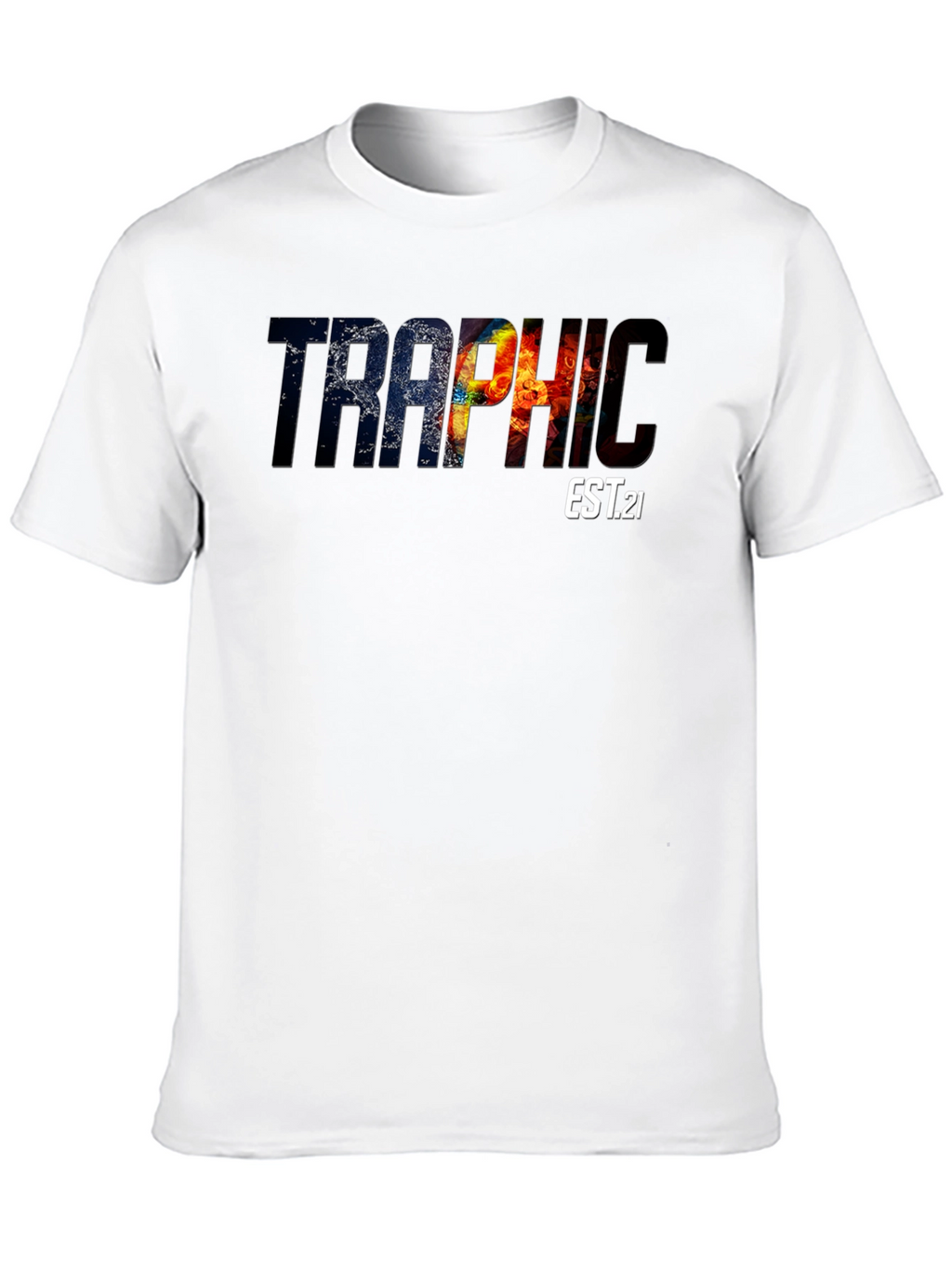 Traphic EST.21 Graphic Tee - Black