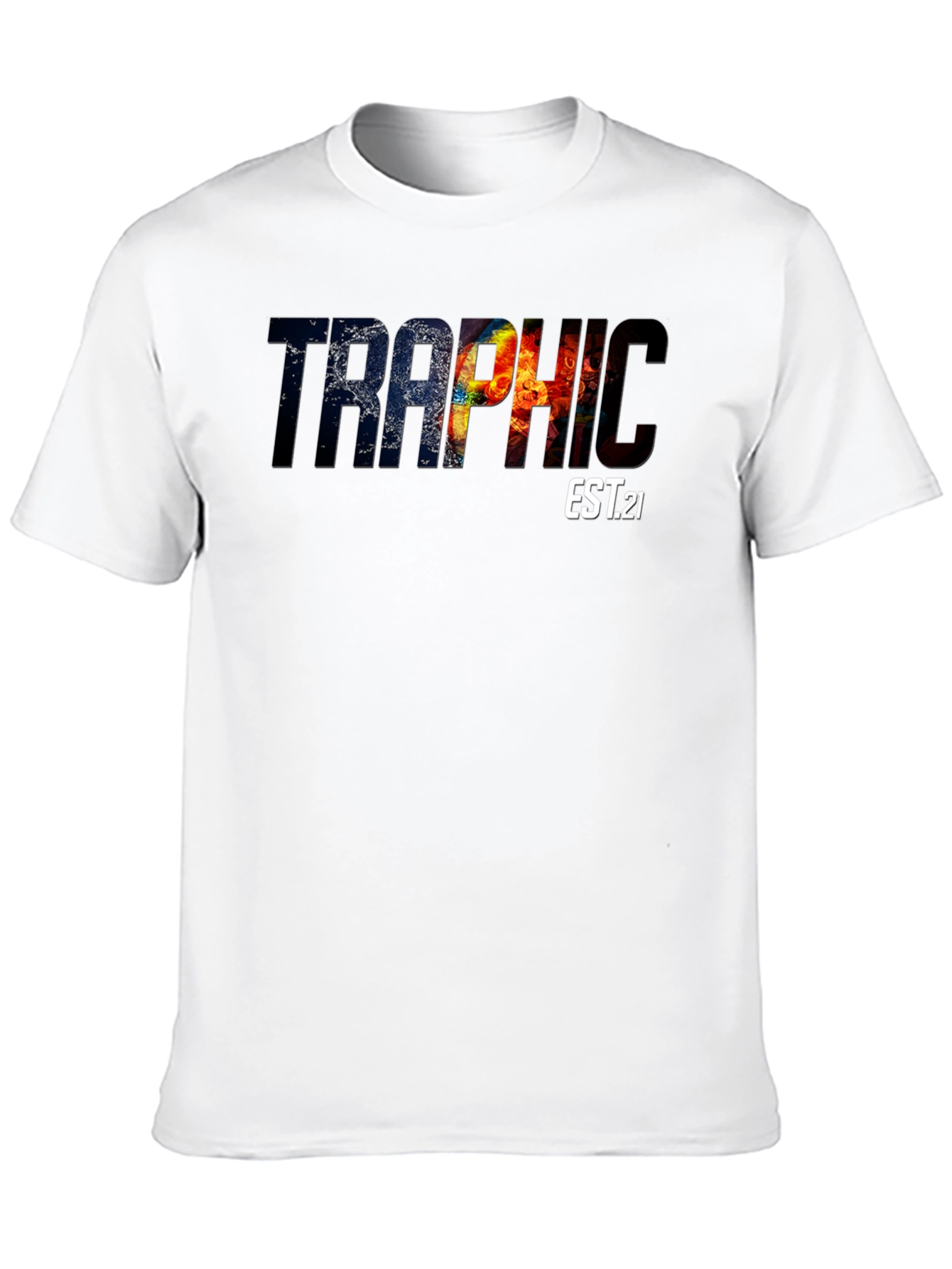 Traphic EST.21 Graphic Tee - Black