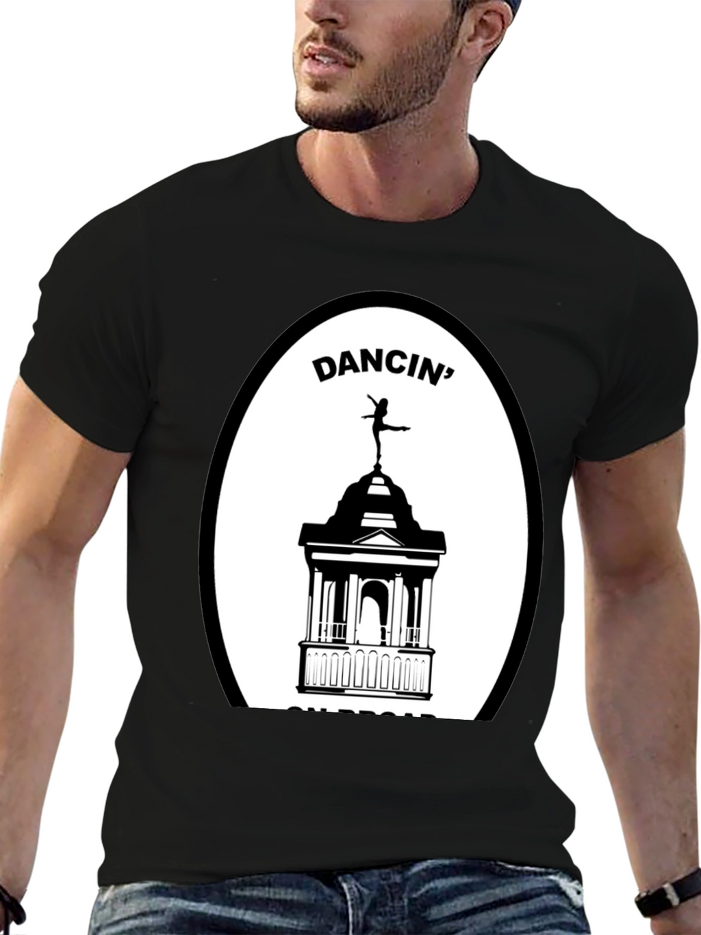 Dancin on Broad Black T-Shirt