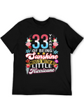 33 Years Sunshine Hurricane Graphic Tee