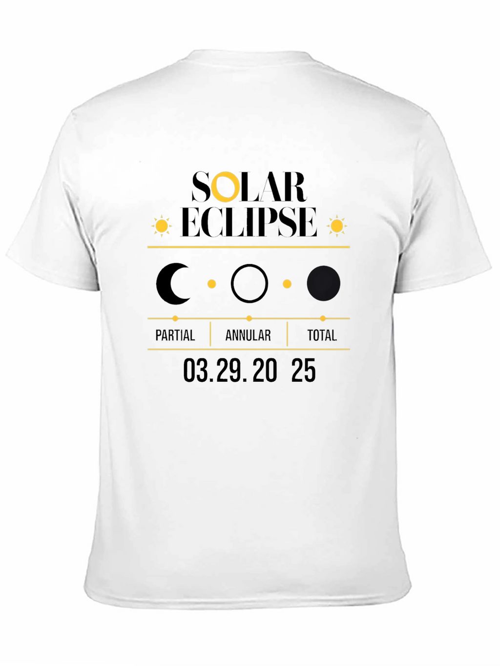 Solar Eclipse Graphic Tee - March 29 2025