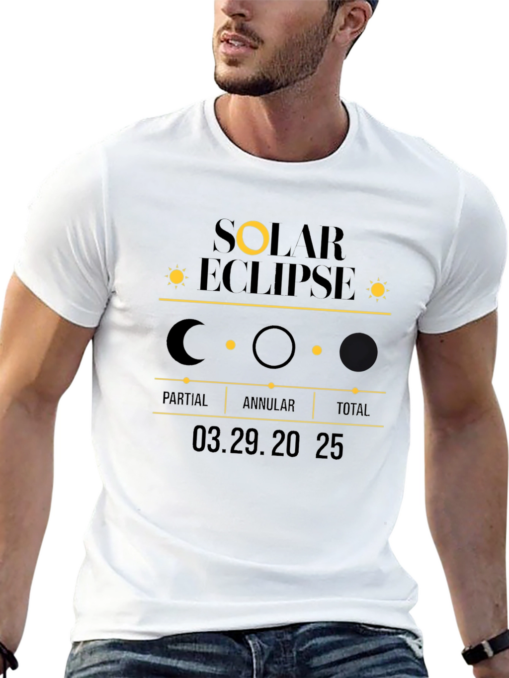 Solar Eclipse Graphic Tee - March 29 2025