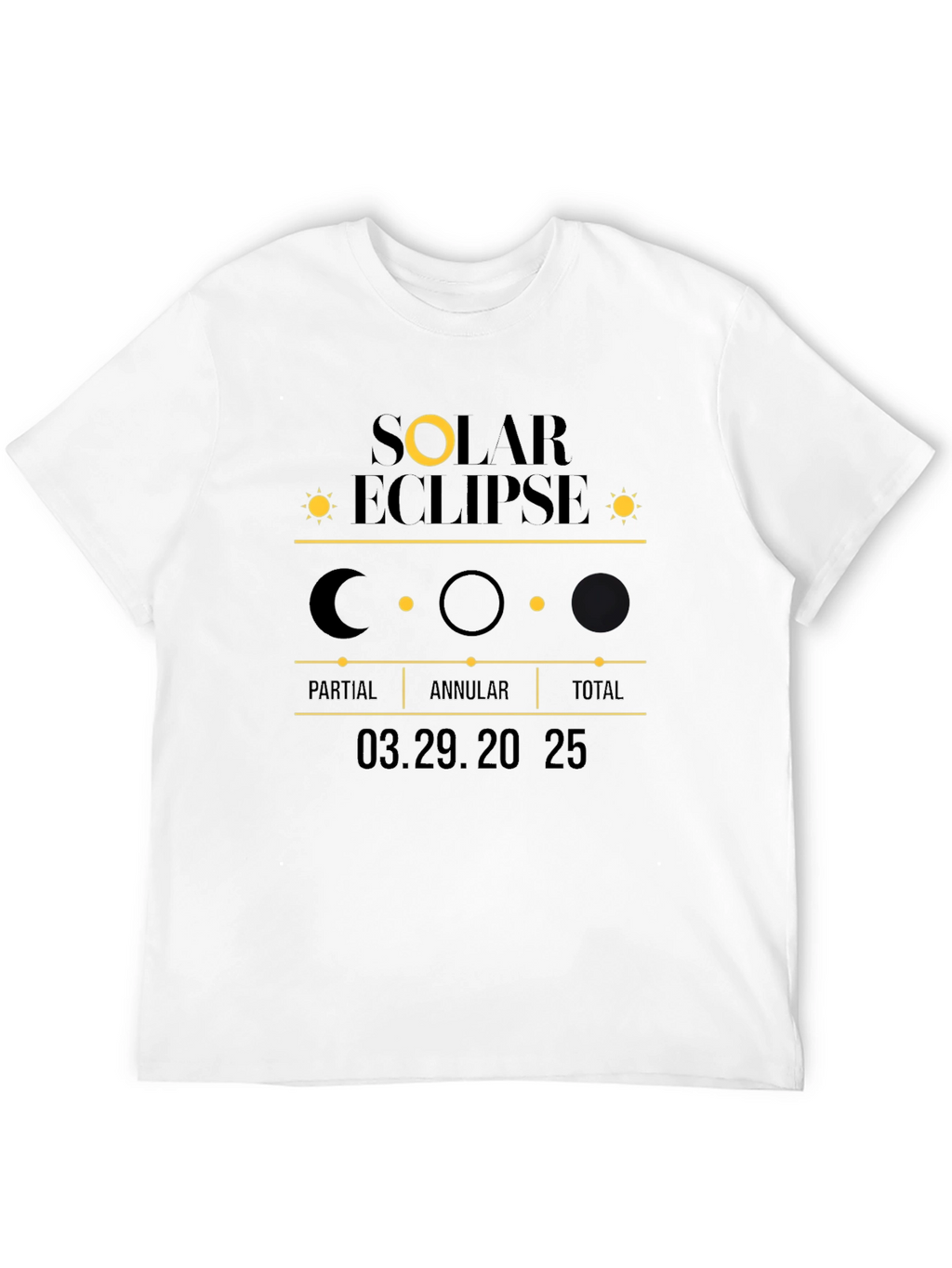 Solar Eclipse Graphic Tee - March 29 2025