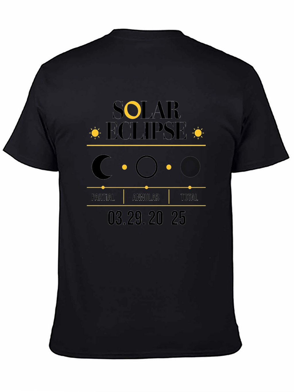 Solar Eclipse Graphic Tee - March 29 2025