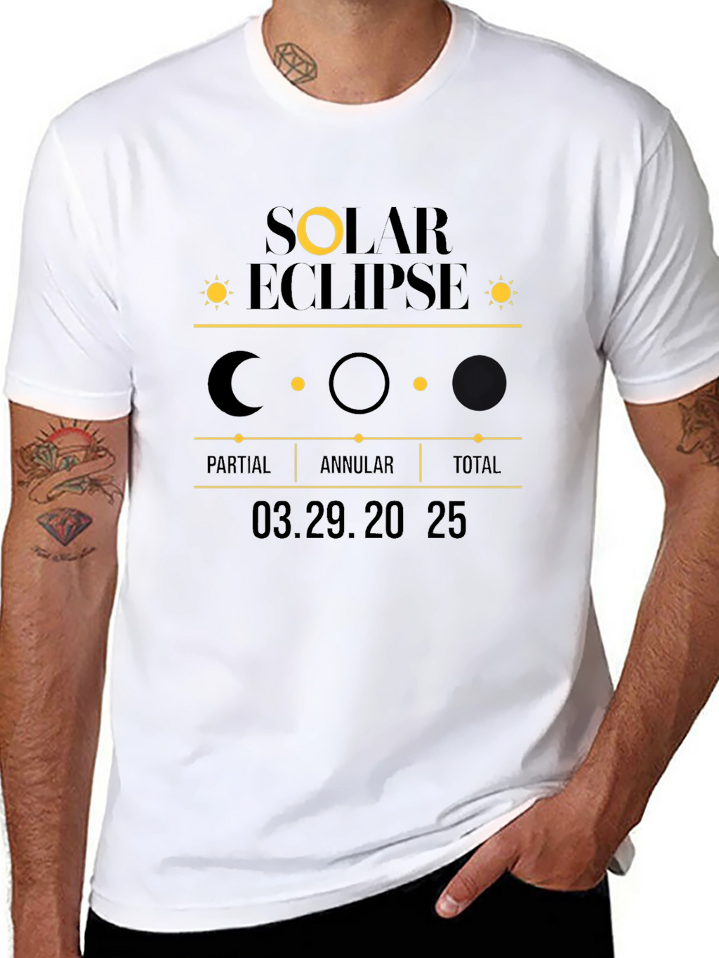 Solar Eclipse Graphic Tee - March 29 2025