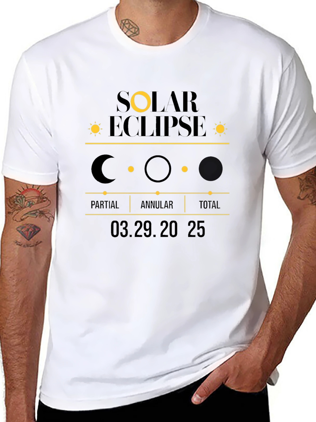 Solar Eclipse Graphic Tee - March 29 2025