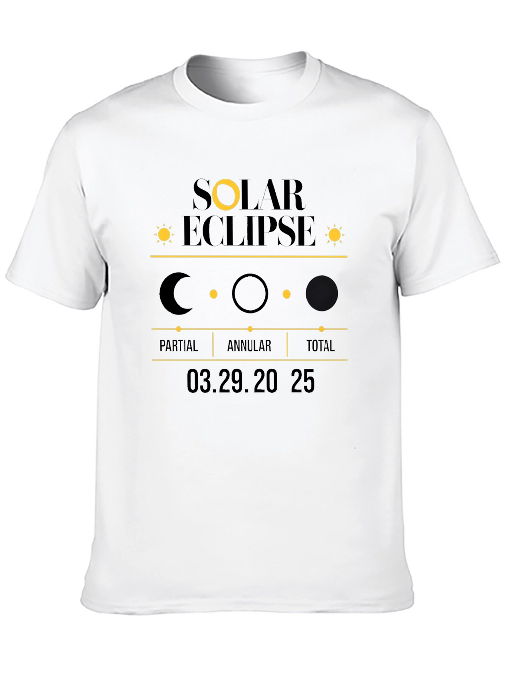 Solar Eclipse Graphic Tee - March 29 2025