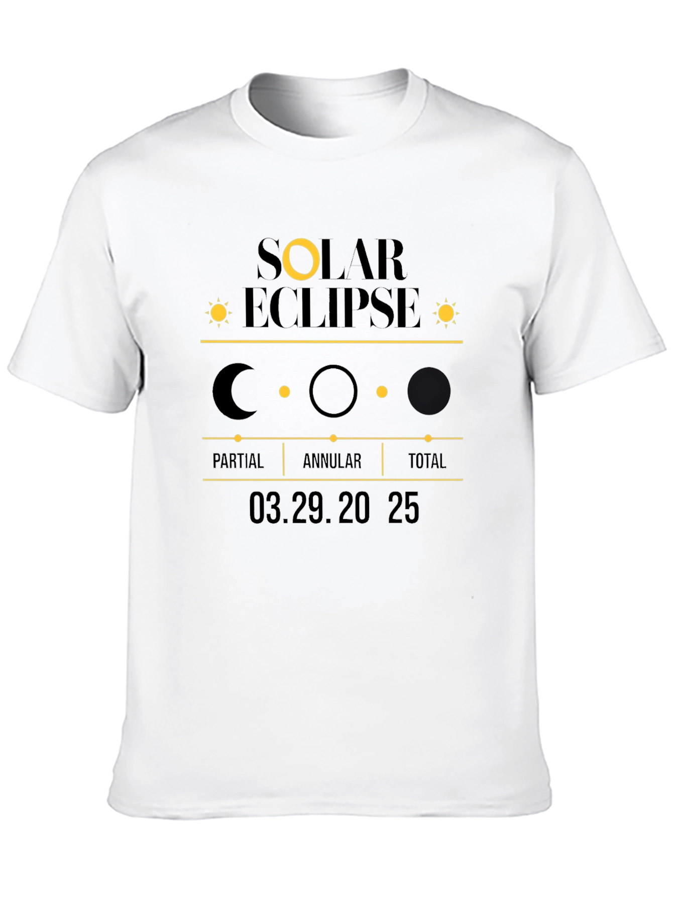 Solar Eclipse Graphic Tee - March 29 2025