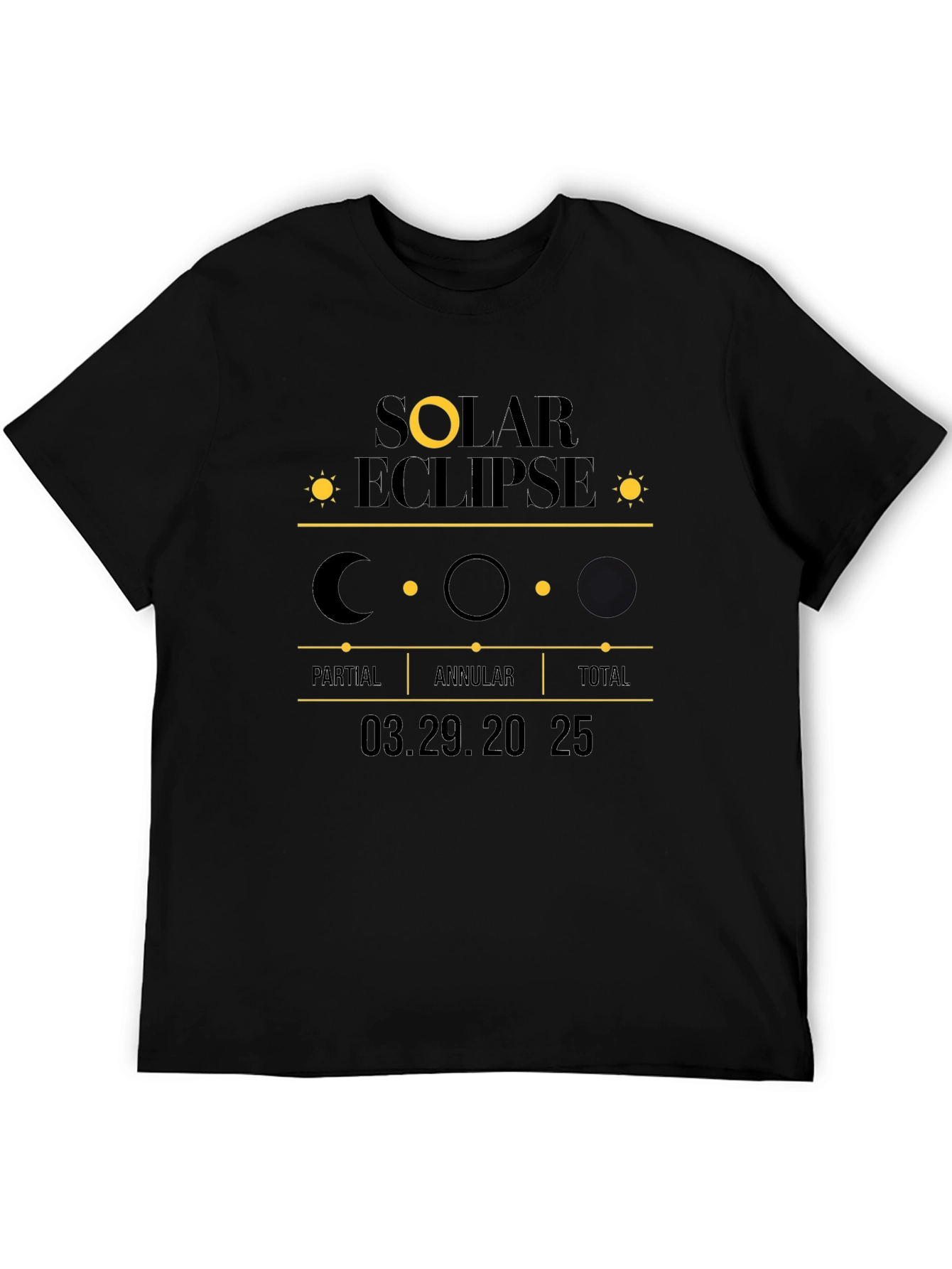Solar Eclipse Graphic Tee - March 29 2025
