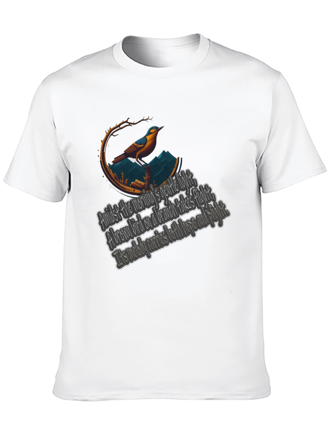 Bird & Poem Graphic Tee