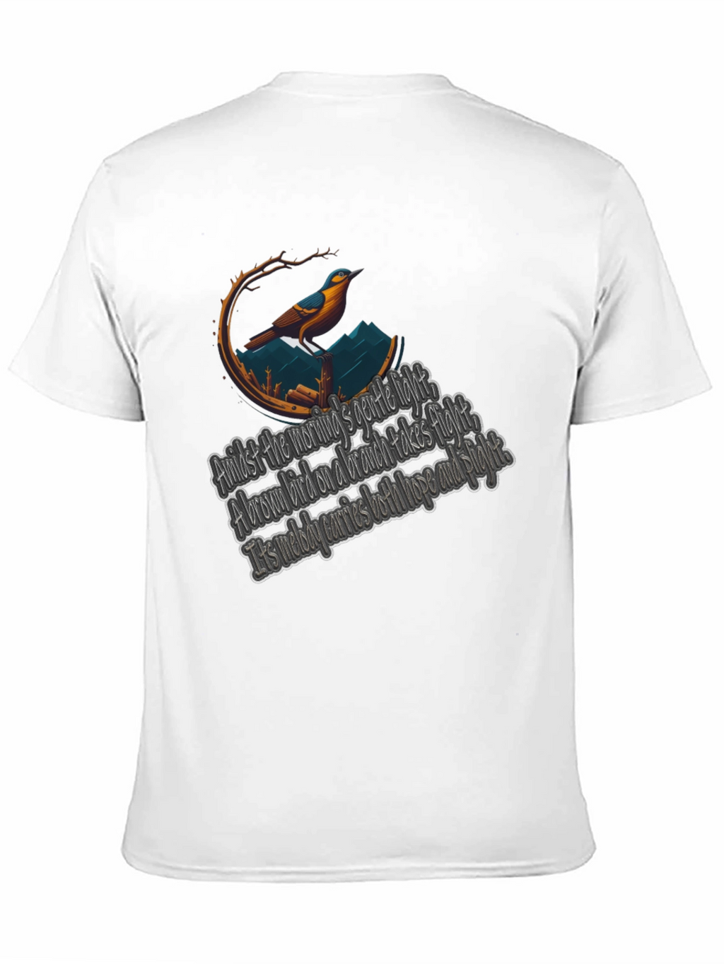 Bird & Poem Graphic Tee