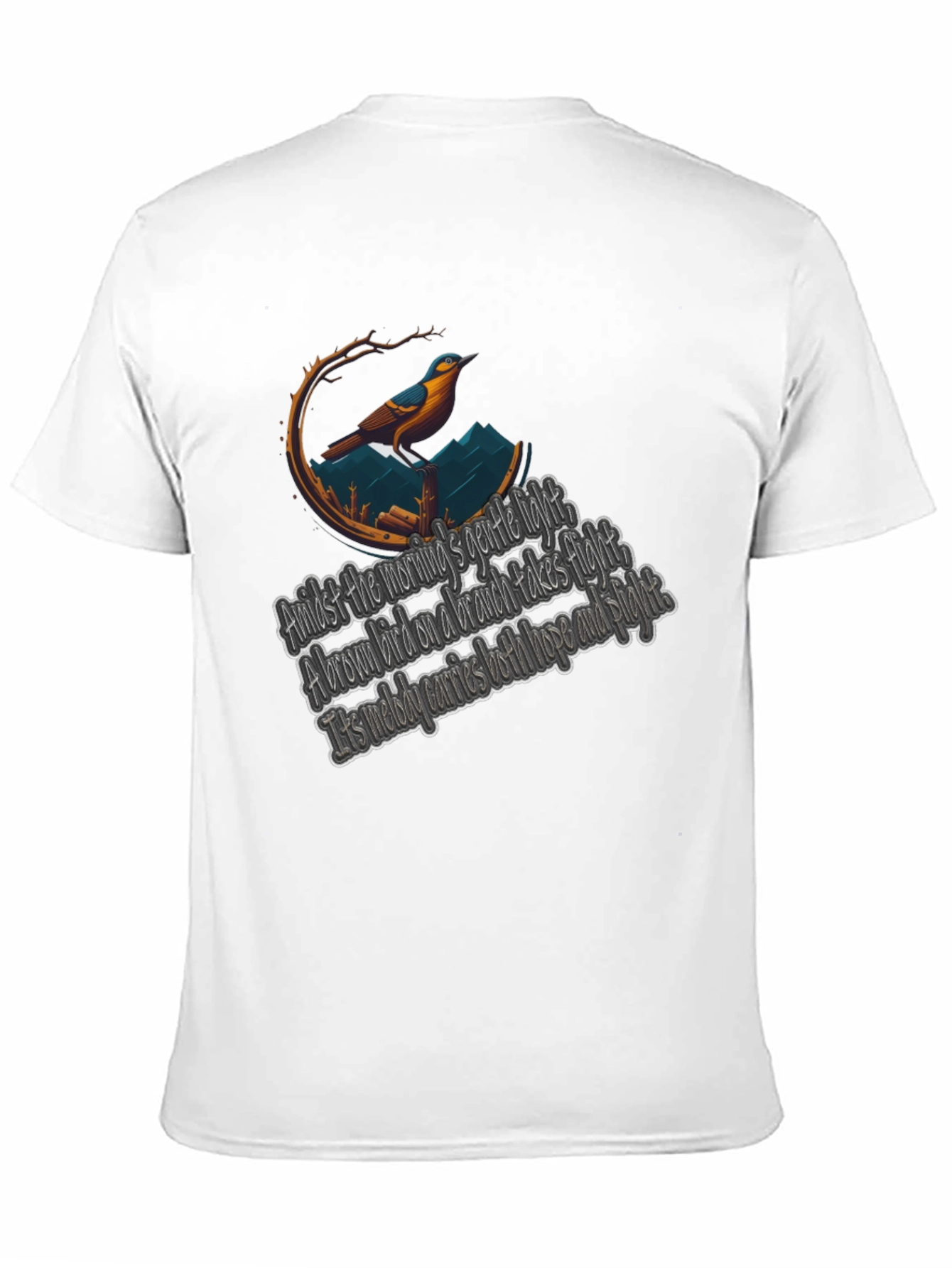 Bird & Poem Graphic Tee