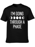 Im Going Through a Phase Black Graphic T-Shirt