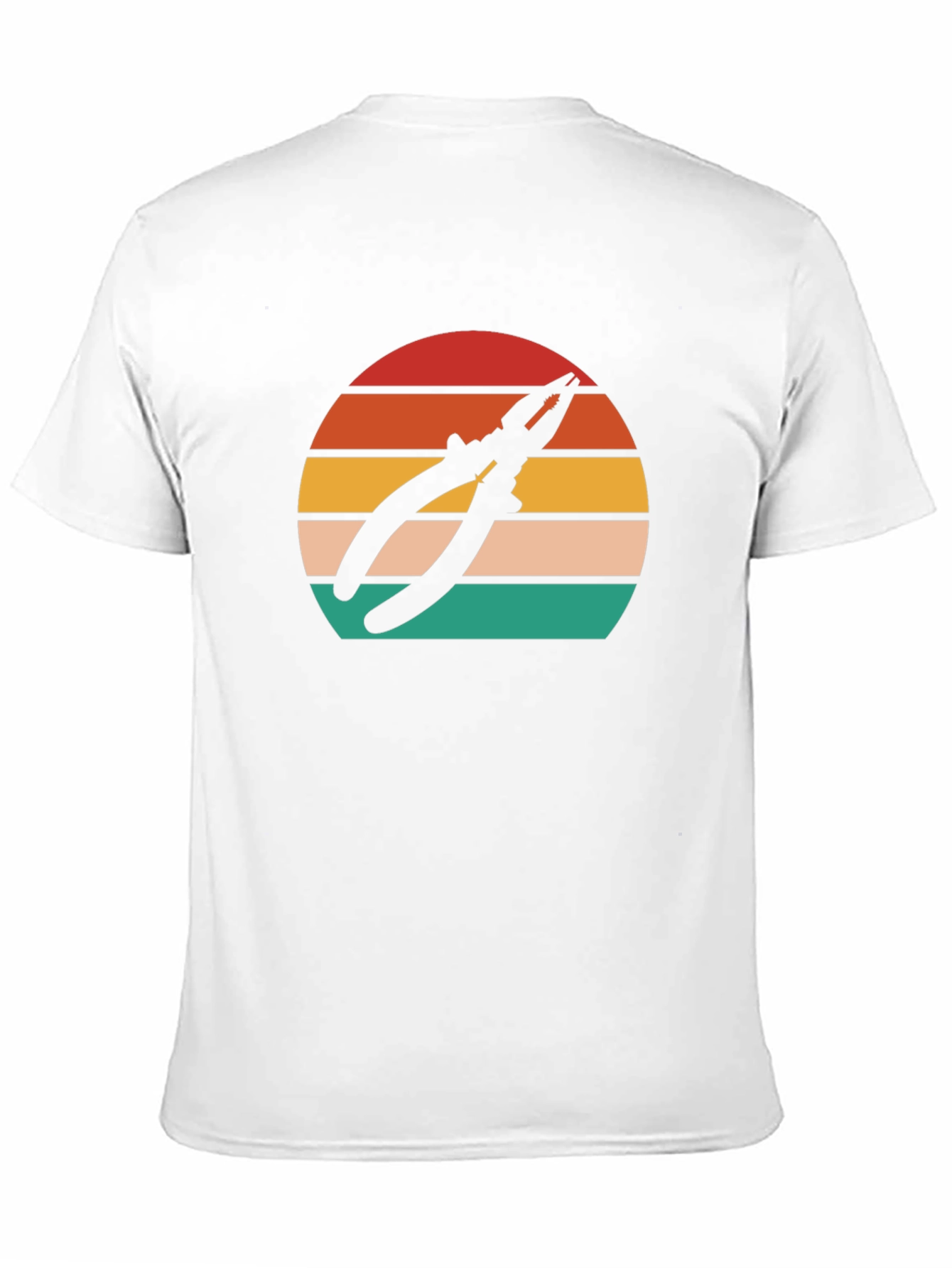Pliers Sunset Graphic T-Shirt - Black Cotton Tee